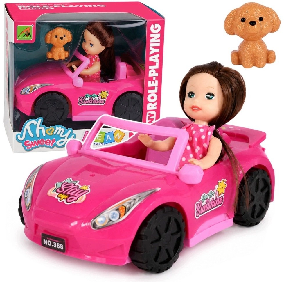 LeanToys Set Mini Doll in a
