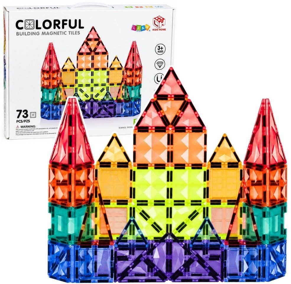 LeanToys Magnetic Building Blocks 3D Panels