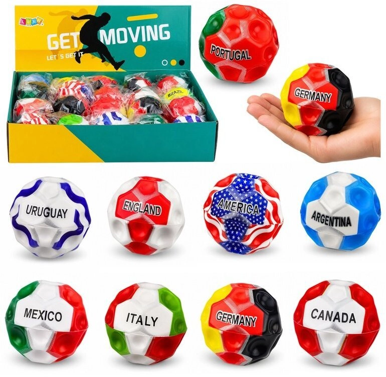 LeanToys Foam Ball with Dimples for