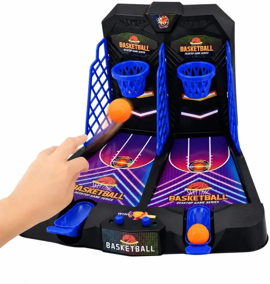 LeanToys Mini Table Basketball Double Arcade