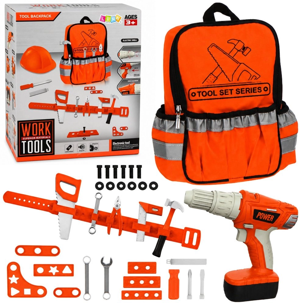 LeanToys DIY Kit Backpack with Tools