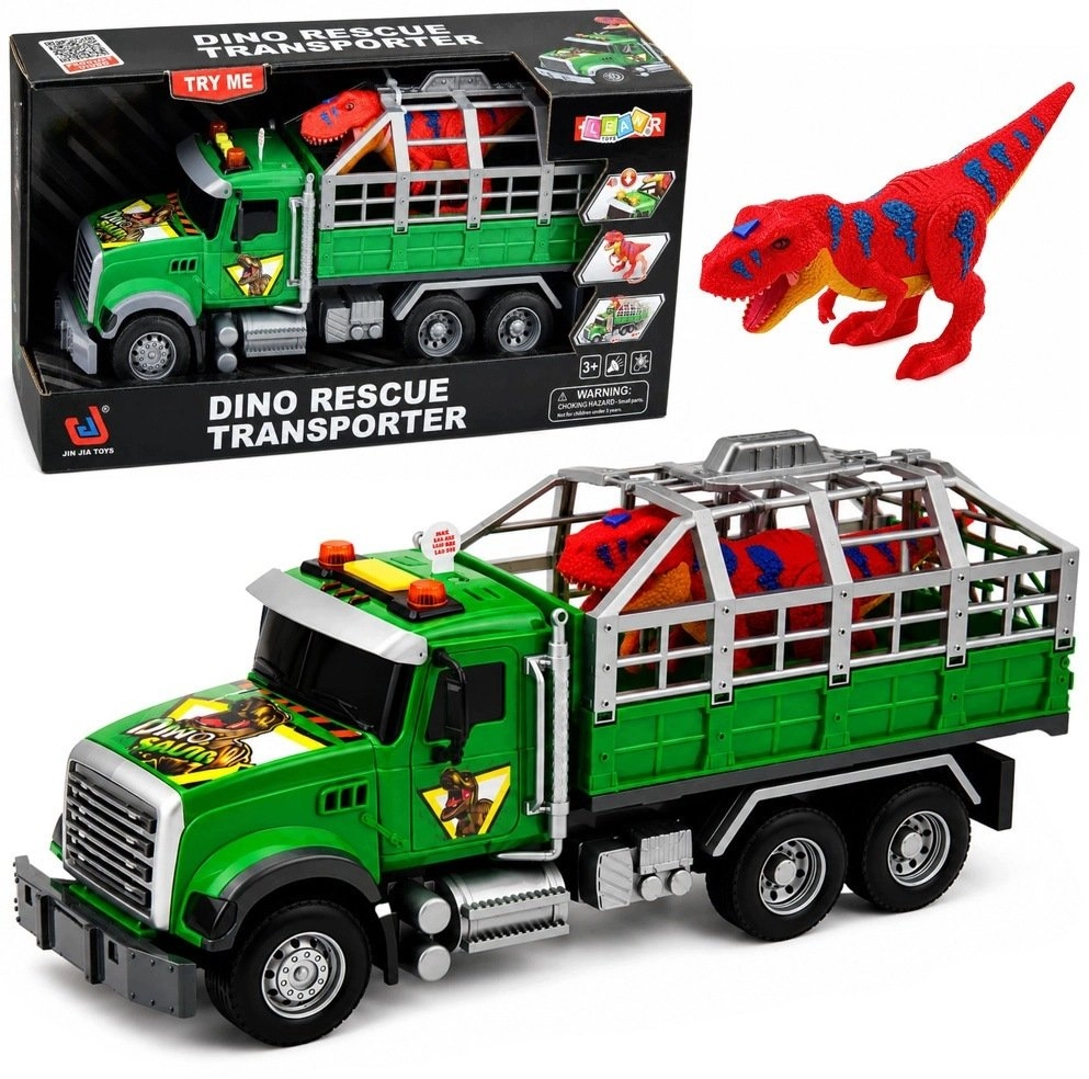 LeanToys Truck Transporter With Cage Action