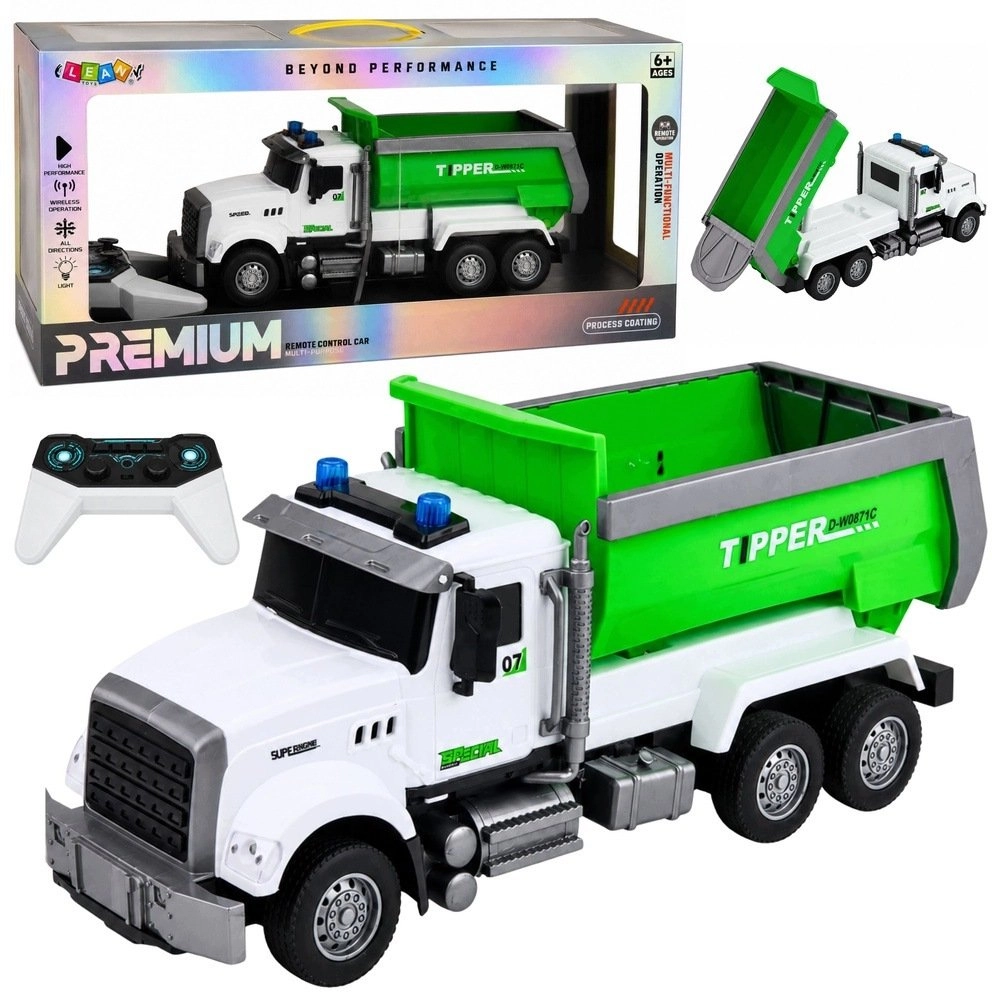 LeanToys Remote Controlled Dump Truck RC