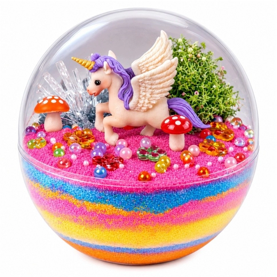 LeanToys Experimental Kit Crystal Growing Terrarium