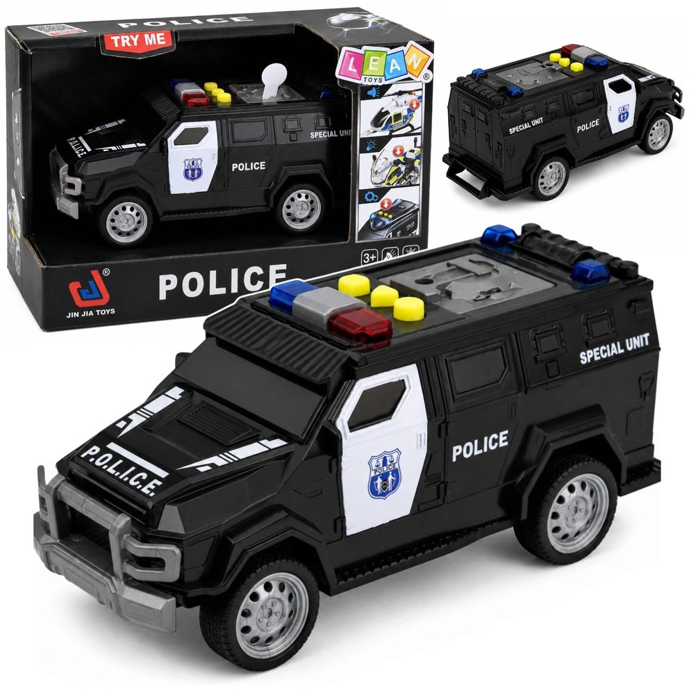 LeanToys Police Car Special Vehicle Police