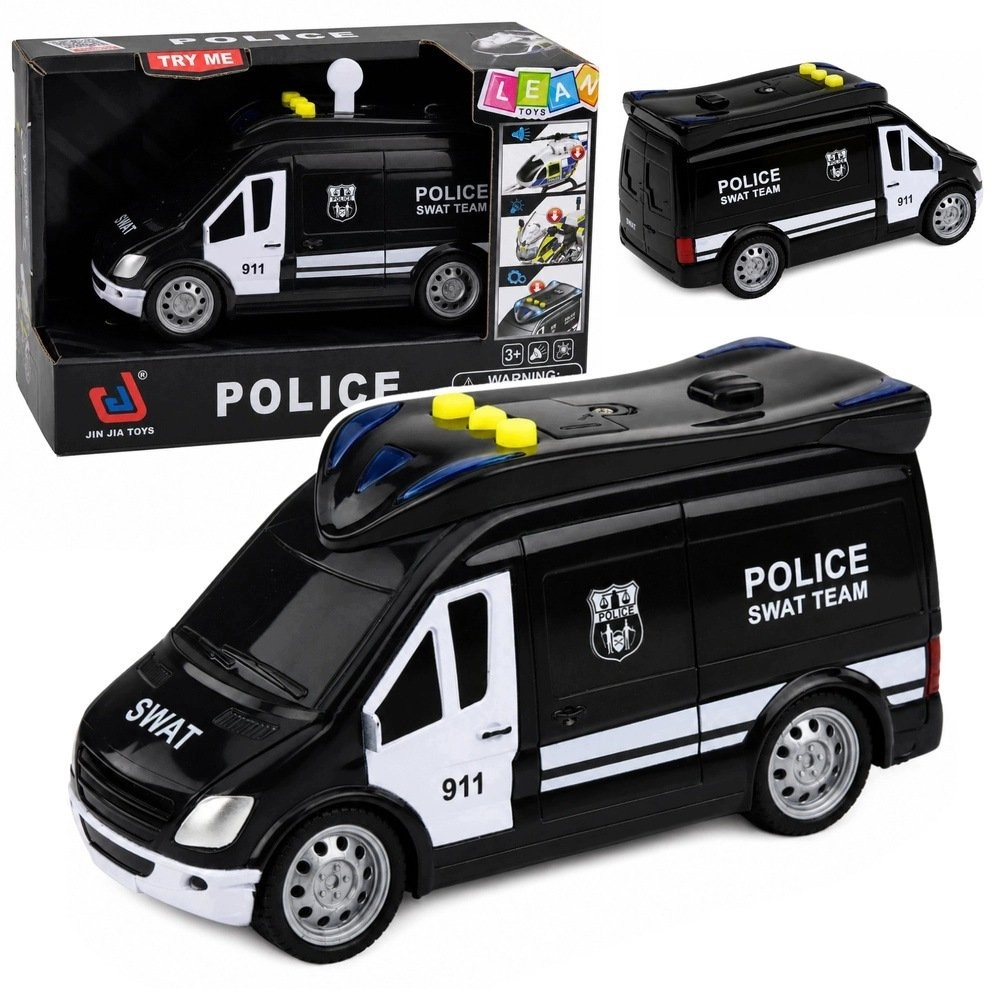 LeanToys SWAT Special Unit Police Car