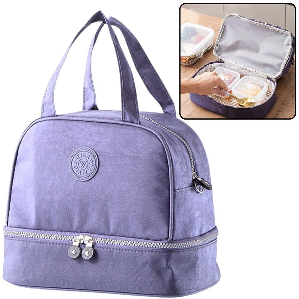 Insulated Thermal Lunch Bag with Adjustable