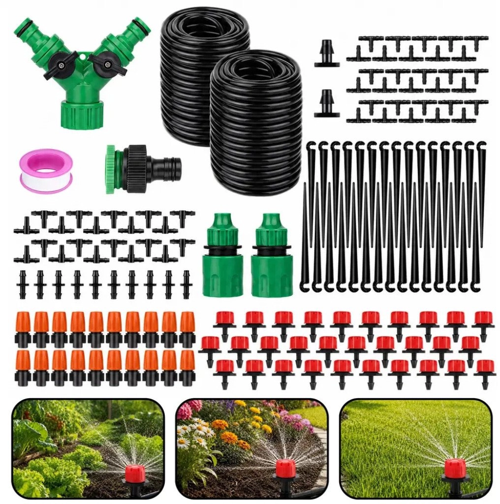 Lean Set Automatic Garden Drip Irrigation