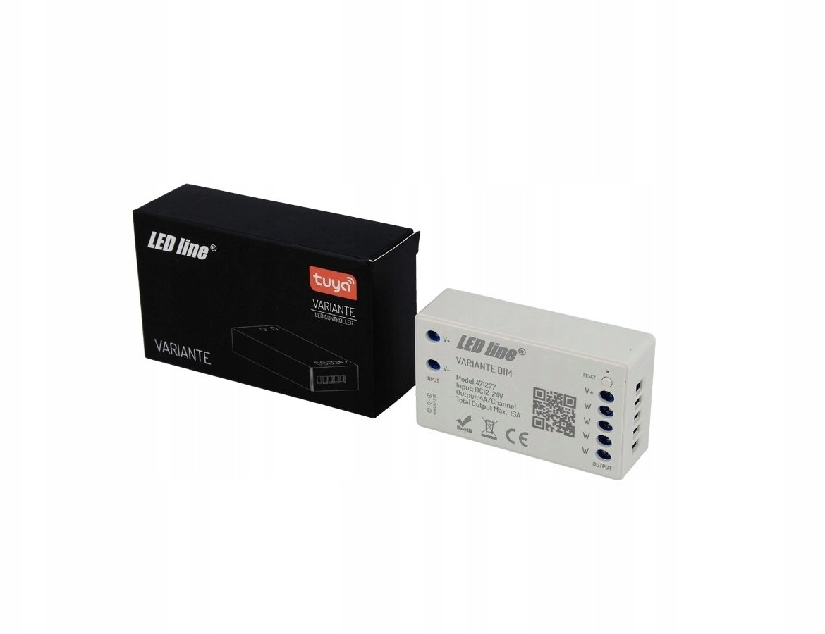 LED kontrolieris-dimmers  12-24V  4x4A  PWM  Wi-Fi