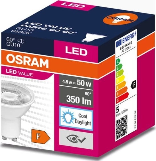Ledvance LED bulb GU10 VALUE PAR16