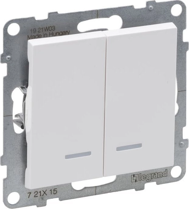 Legrand SUNO Candle switch with backlight