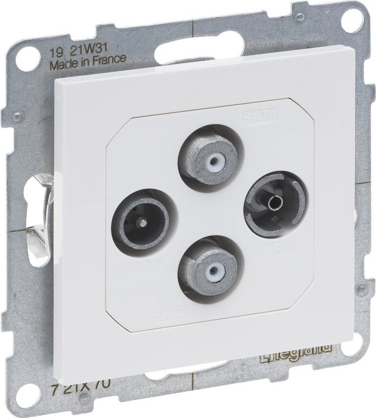 Legrand SUNO TV-R-2xSAT final antenna socket