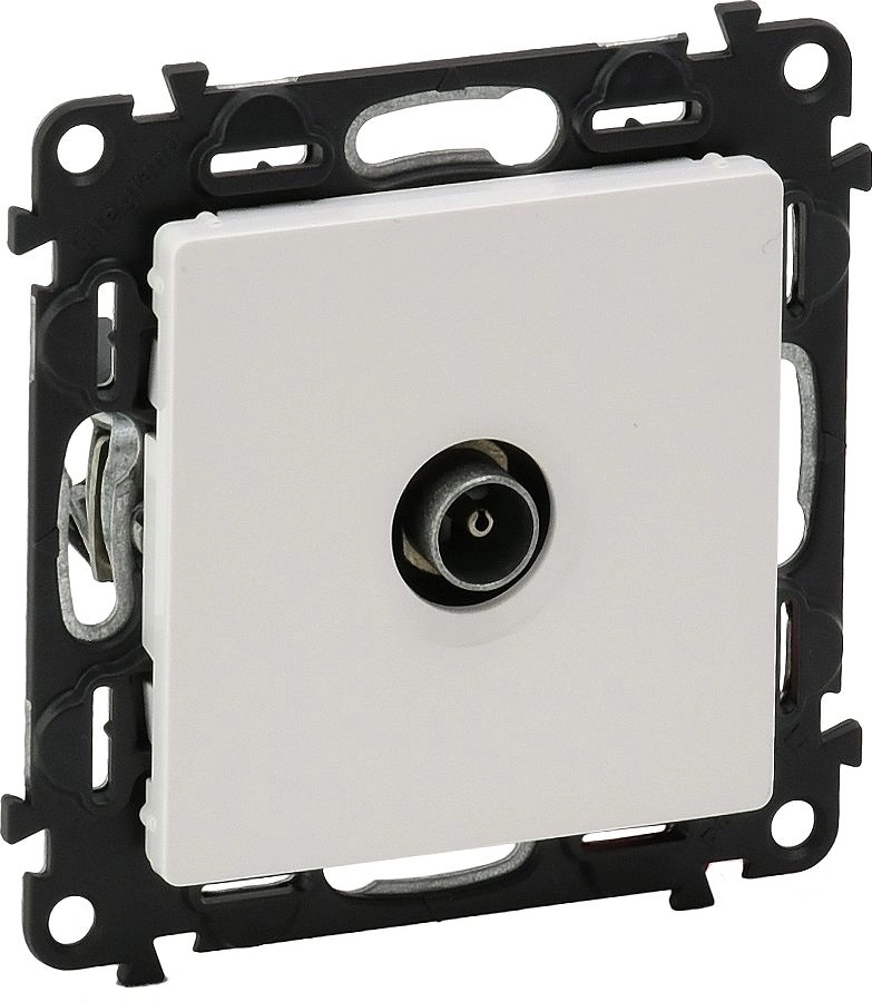 Legrand TV antenna socket terminal white