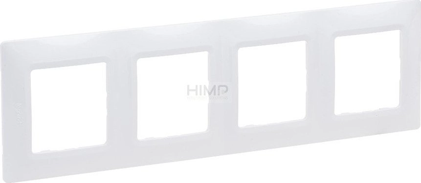 Legrand Niloe Selection Quadruple Box White
