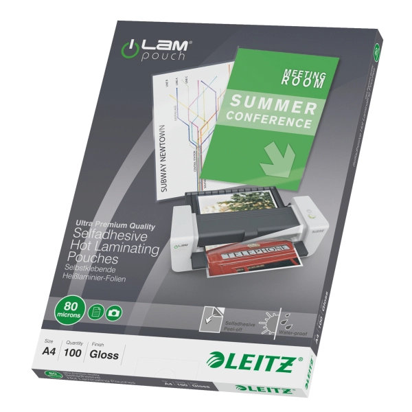 Leitz 33872 laminator pouch 100 pc