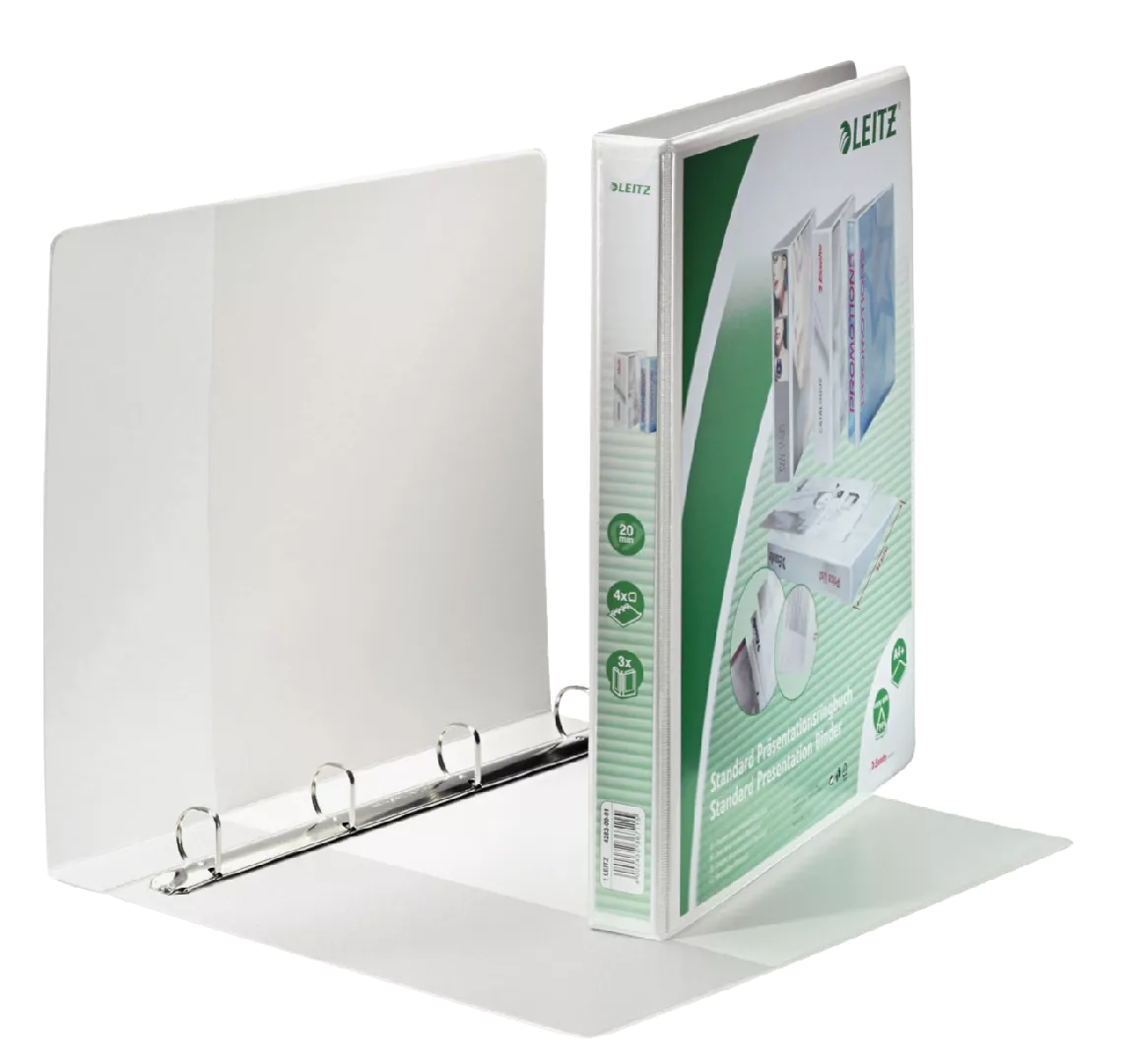 Leitz 42830001 ring binder A4 White