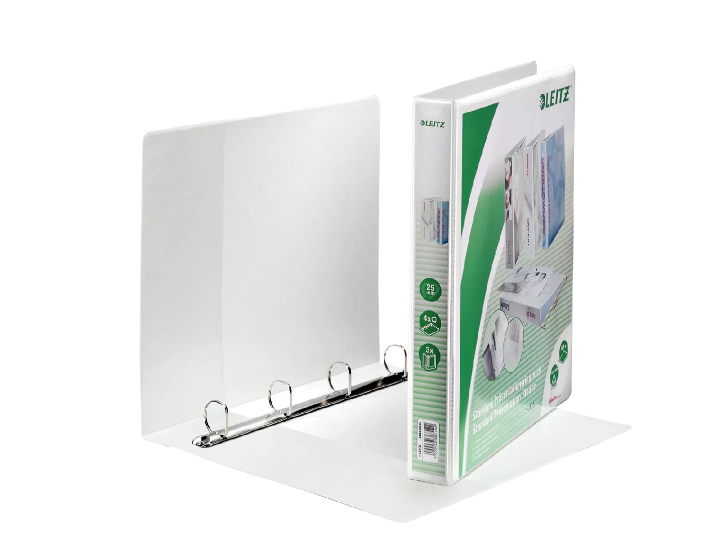 Leitz 42840001 ring binder A4 White