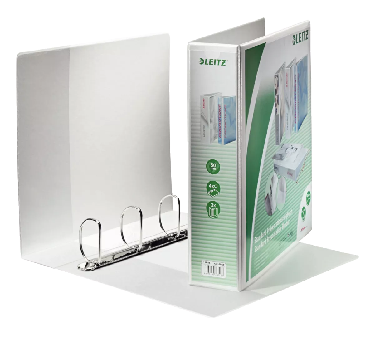 Leitz 42870001 ring binder A4 White
