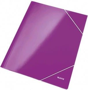 Leitz laminated cardboard with elastic on