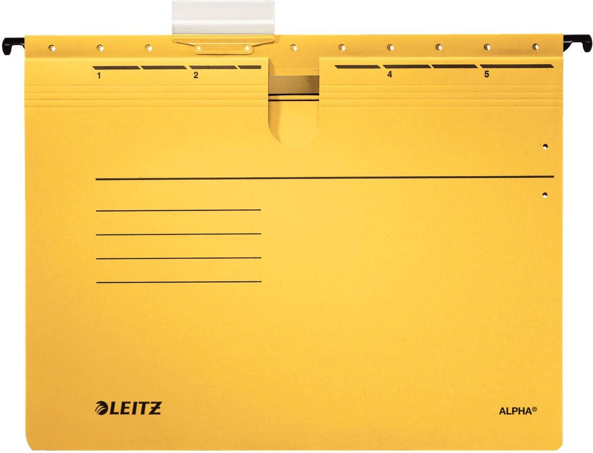 Leitz Alpha hanging folder A4 yellow