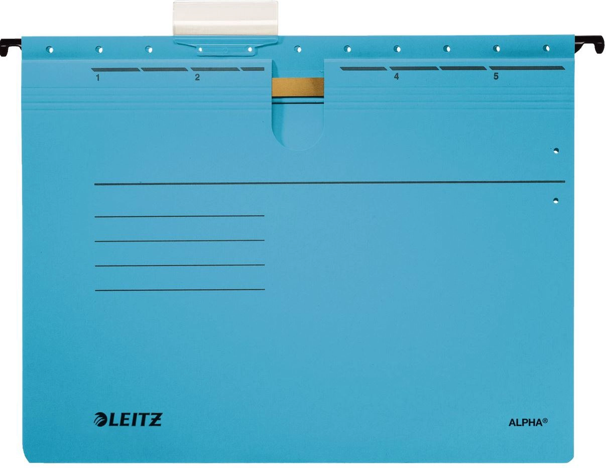 Leitz Alpha hanging folder A4 blue