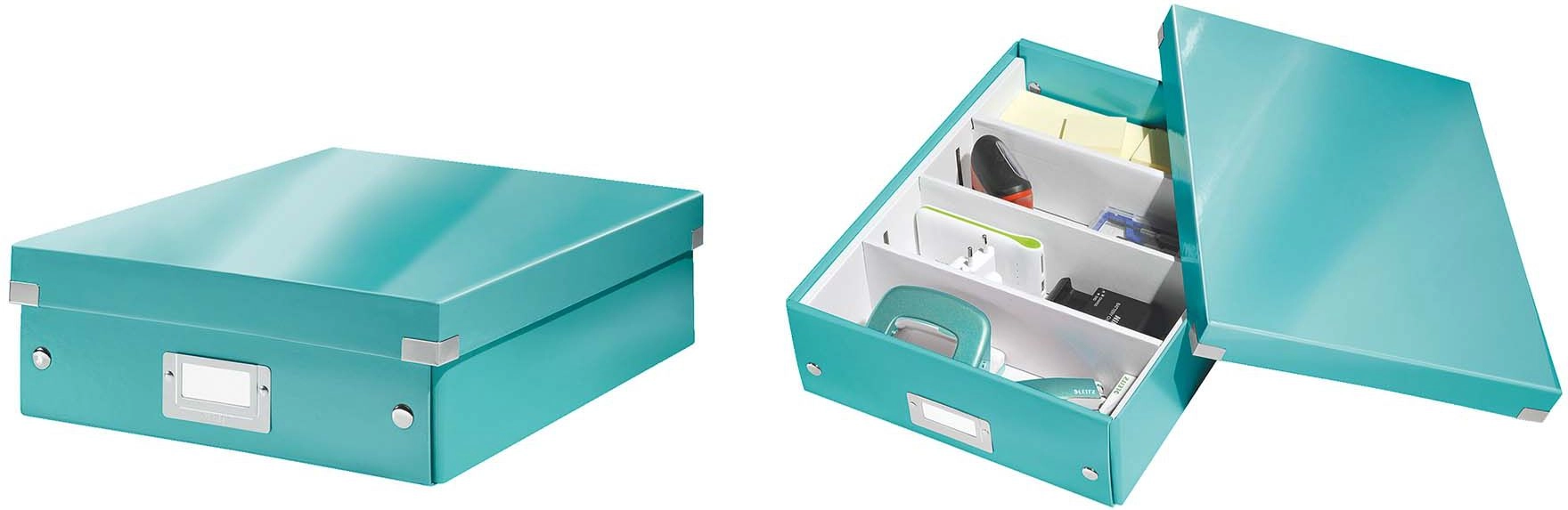 Leitz LEITZ BOX WITH COMPARTMENTS CS