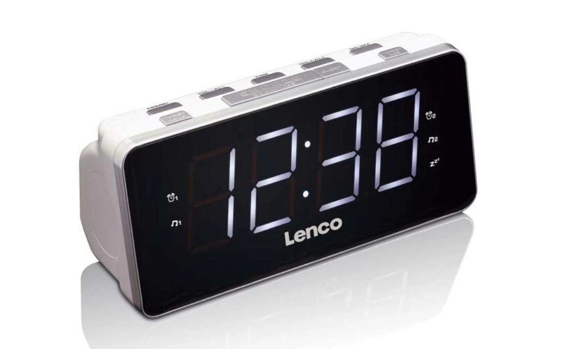 Lenco CR-18 radio Clock Digital Black