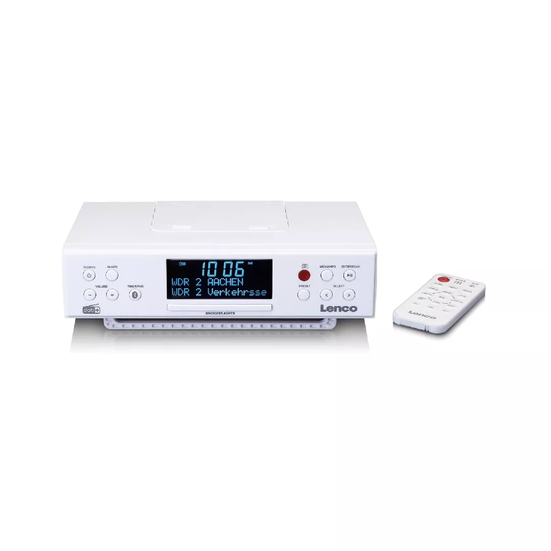 Lenco KCR-190 Kitchen Analog  digital White