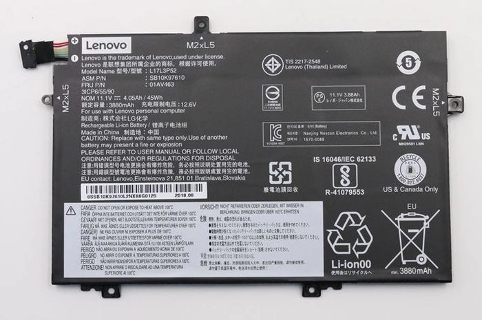 Lenovo 01AV463 laptop spare part Battery