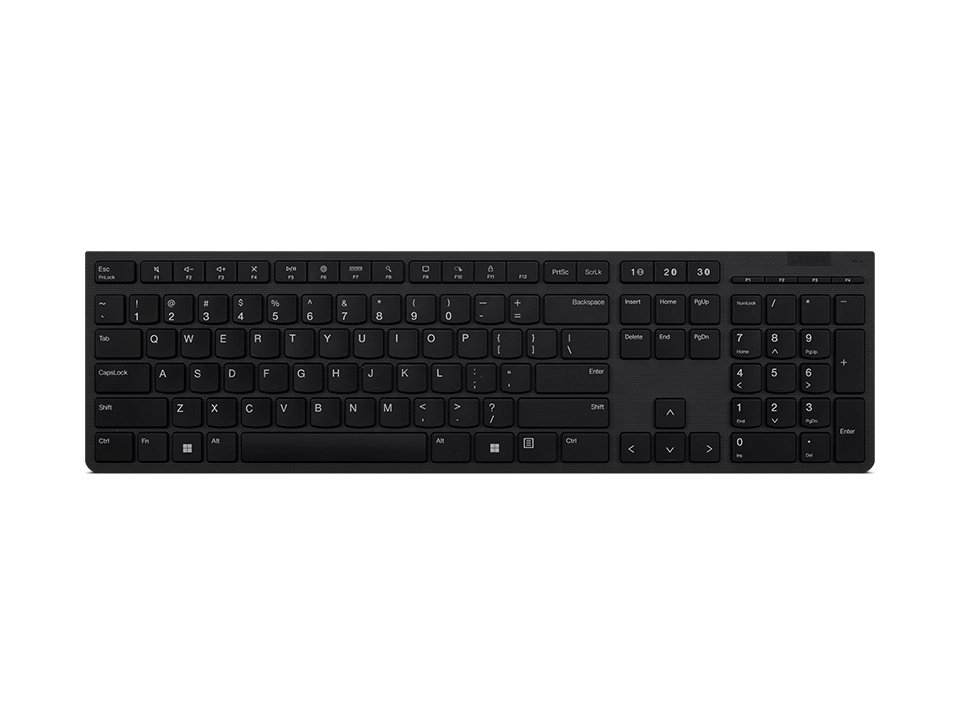 Lenovo 4Y41K04067 tastatūra RF bezvadu sakari + Bluetooth Čehu, Slovāku Pelēks