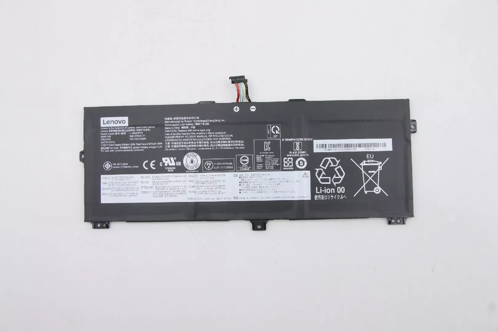 Lenovo 5B10W13928 laptop spare part Battery