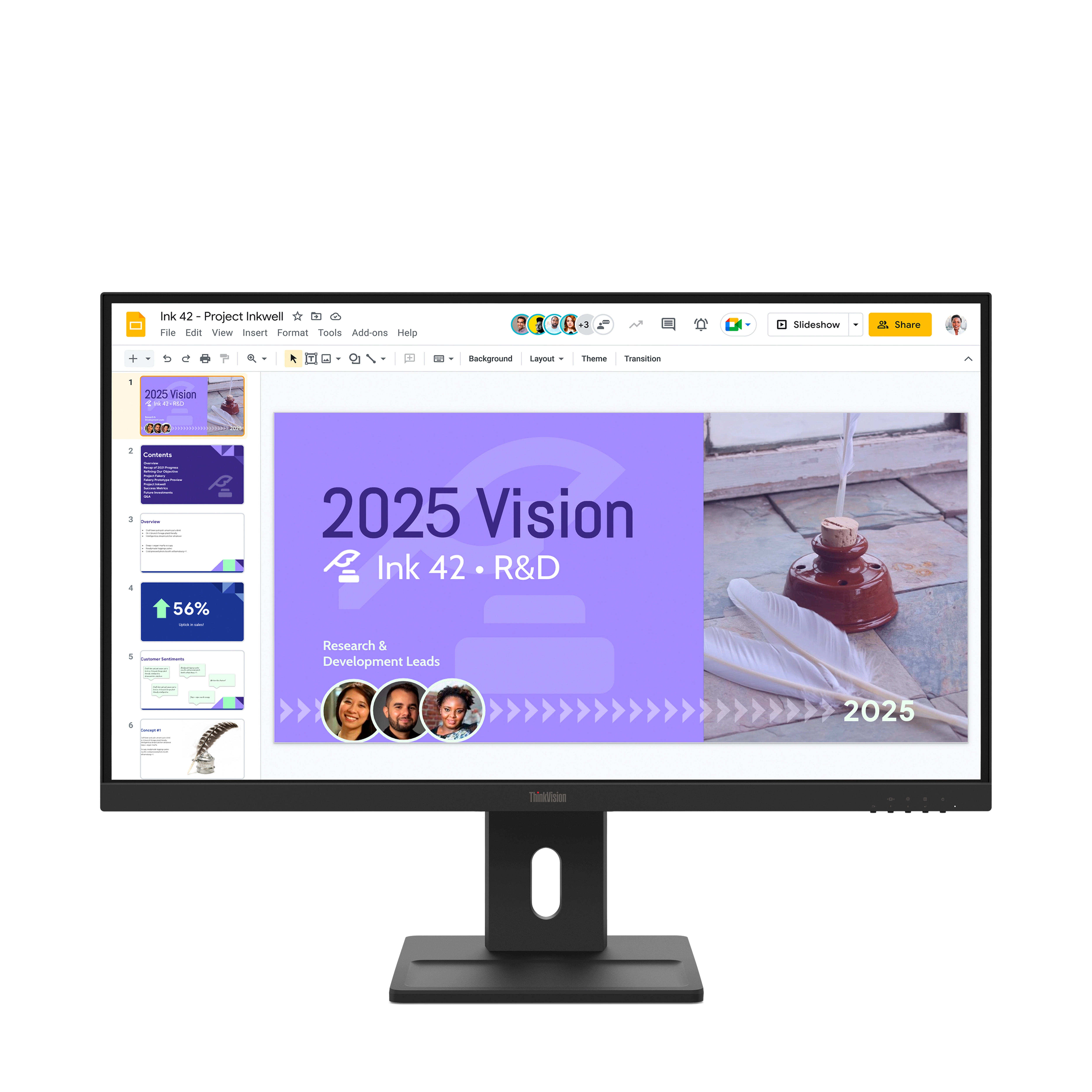 Lenovo ThinkVision E27Q-40 monitori 68,6 cm (27") 2560 x 1440 pikseļi Quad HD LCD Melns
