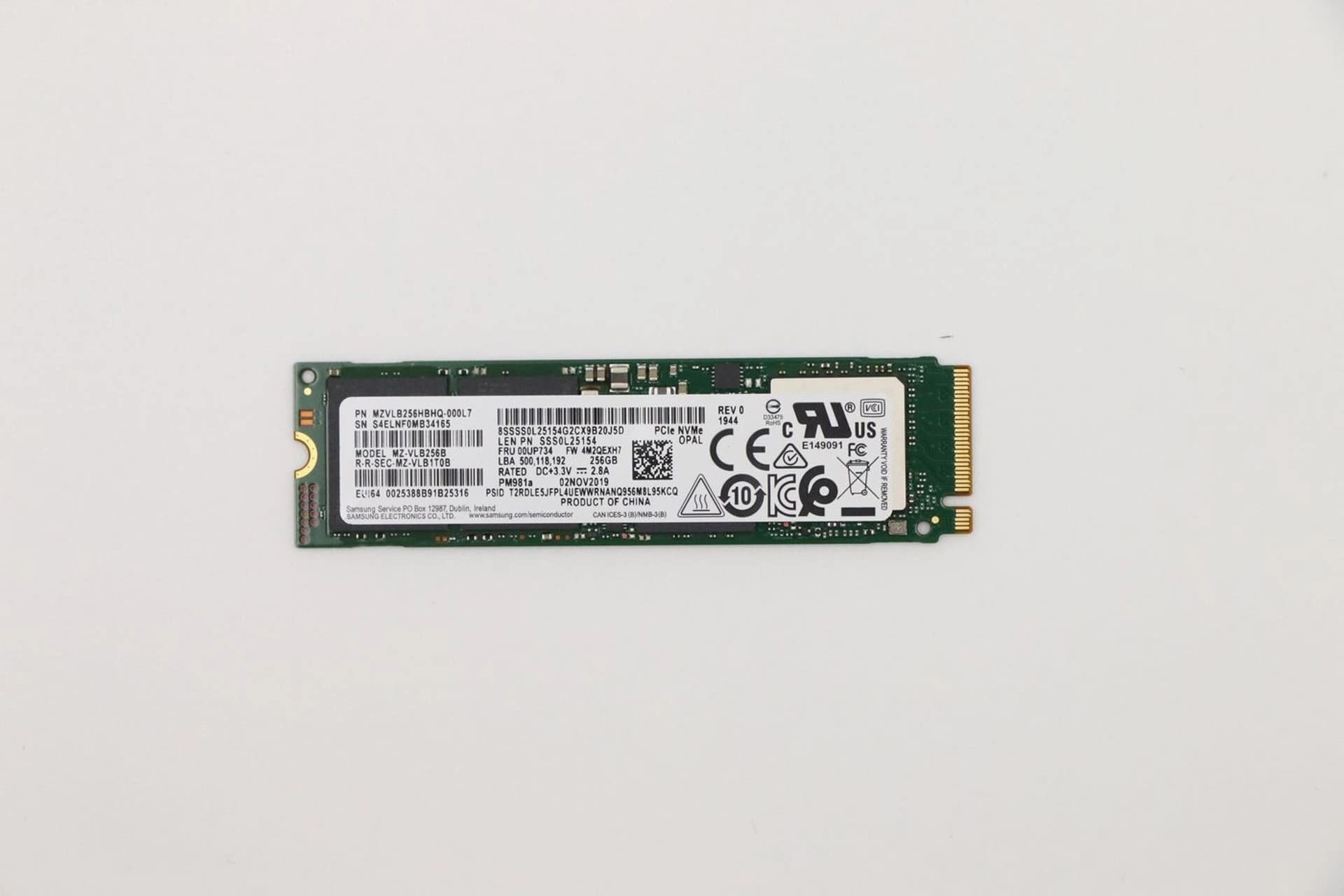 SSD M.2 280 PCIe NVMe