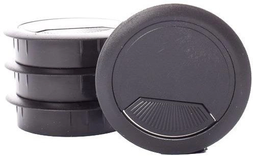GROMMET FURN CABLE D60/S29 BLACK 2PCE