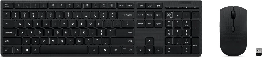 Lenovo tastatūra + pele LENOVO profesionāla bezvadu uzlādējama tastatūra un peles kombinācija AI — CZ/SK