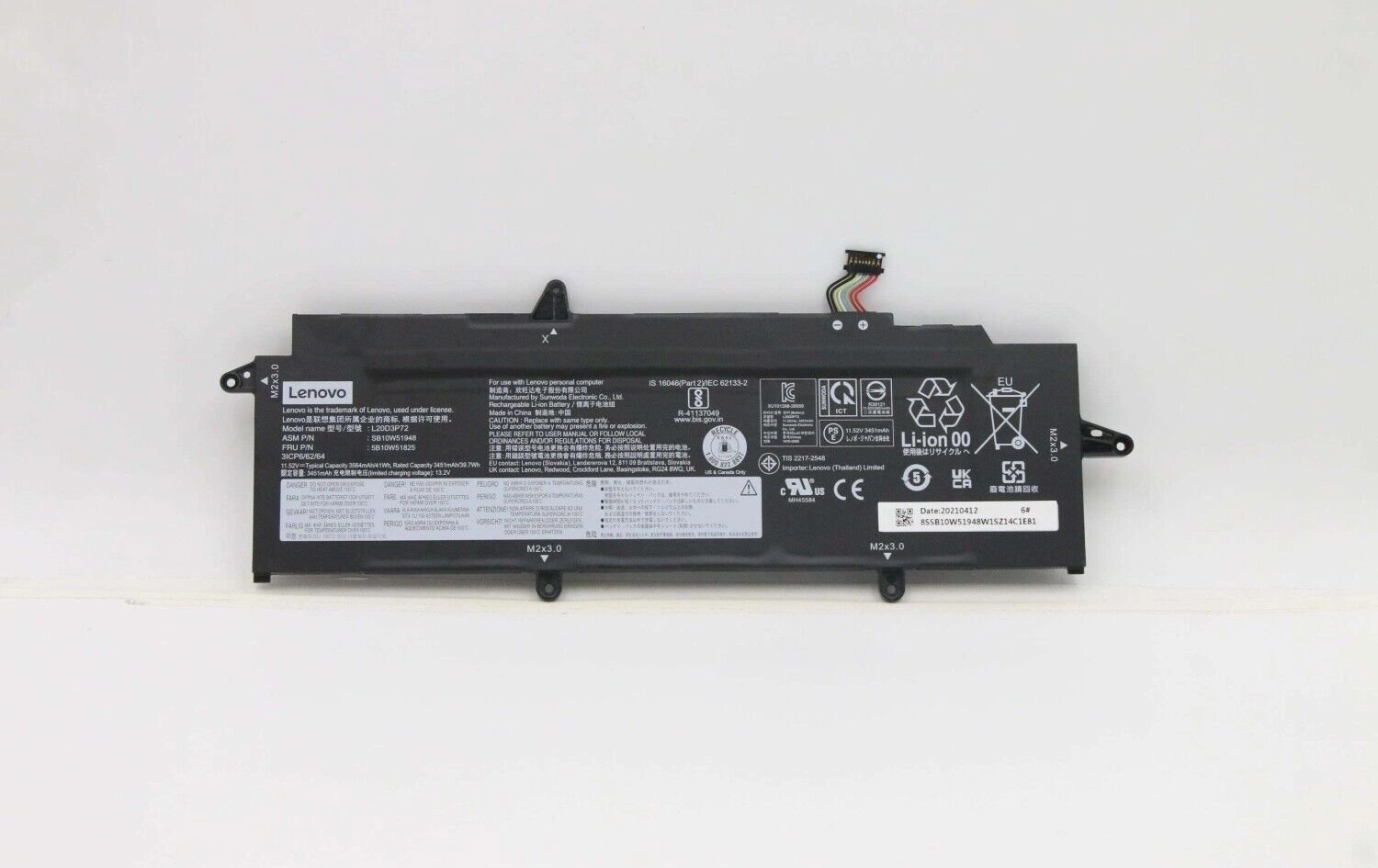 Bateria Lenovo Internal 3c 41Wh LiIon