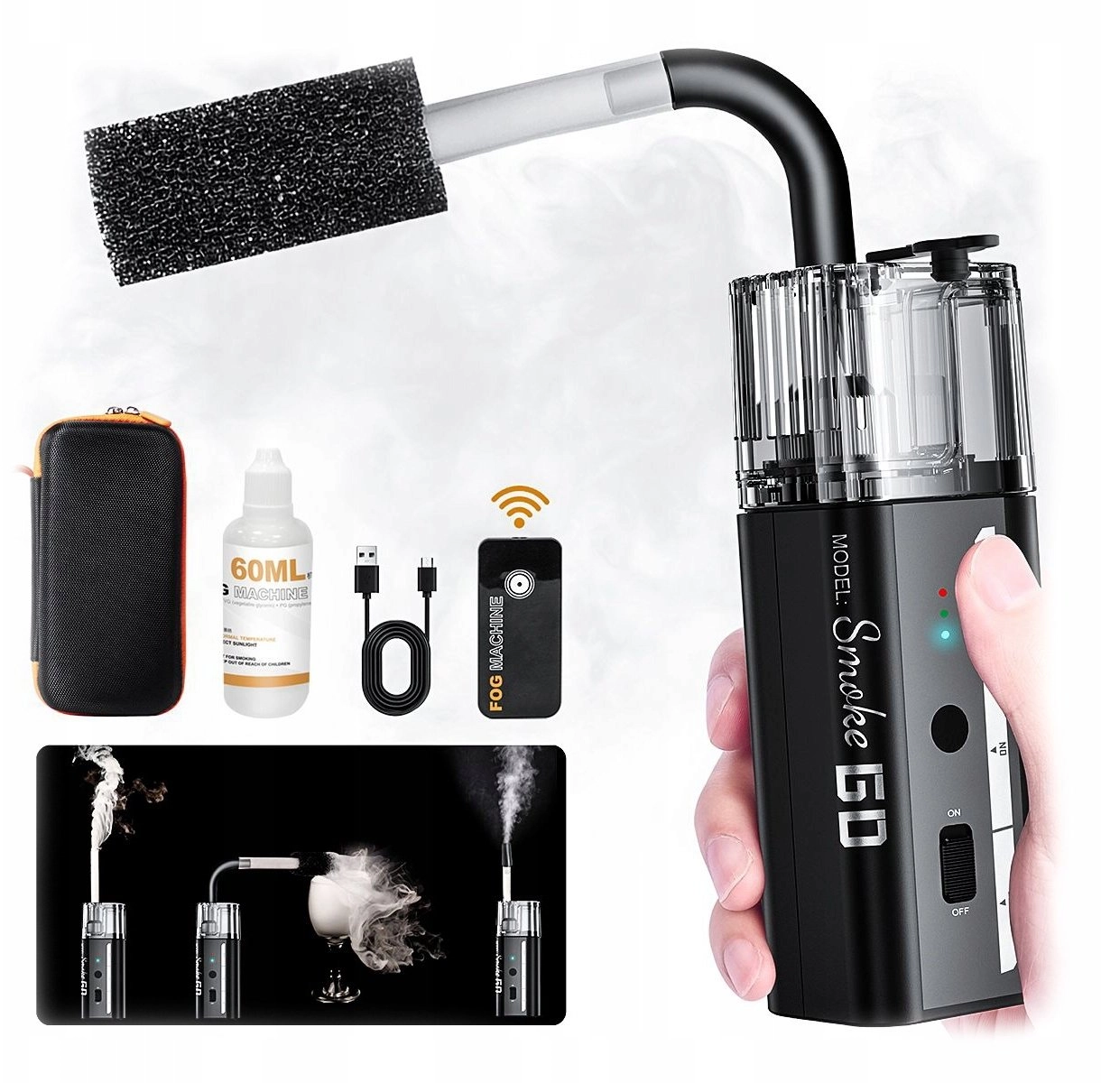 LensGo Smoke Generator Fog Machine Remote