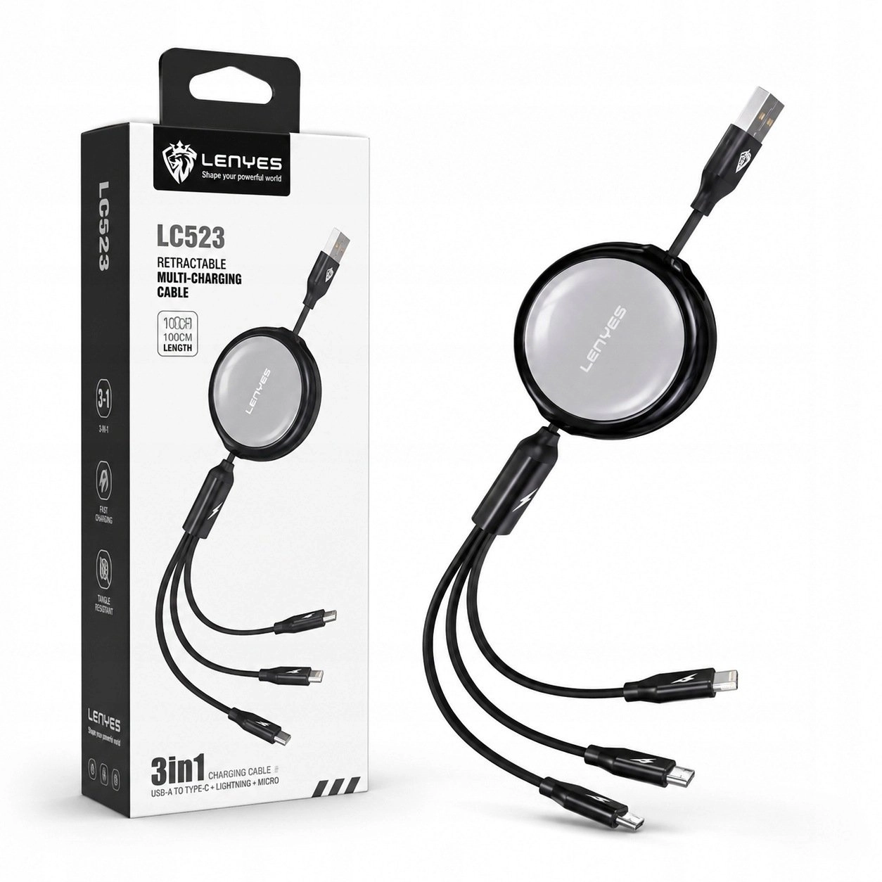 Kabel USB Lenyes LENYES Kabel 3w1