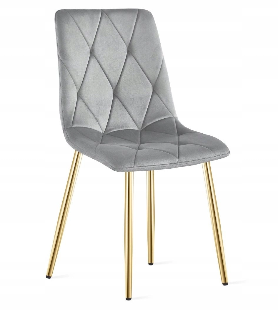 LIBRA chair - light gray velvet