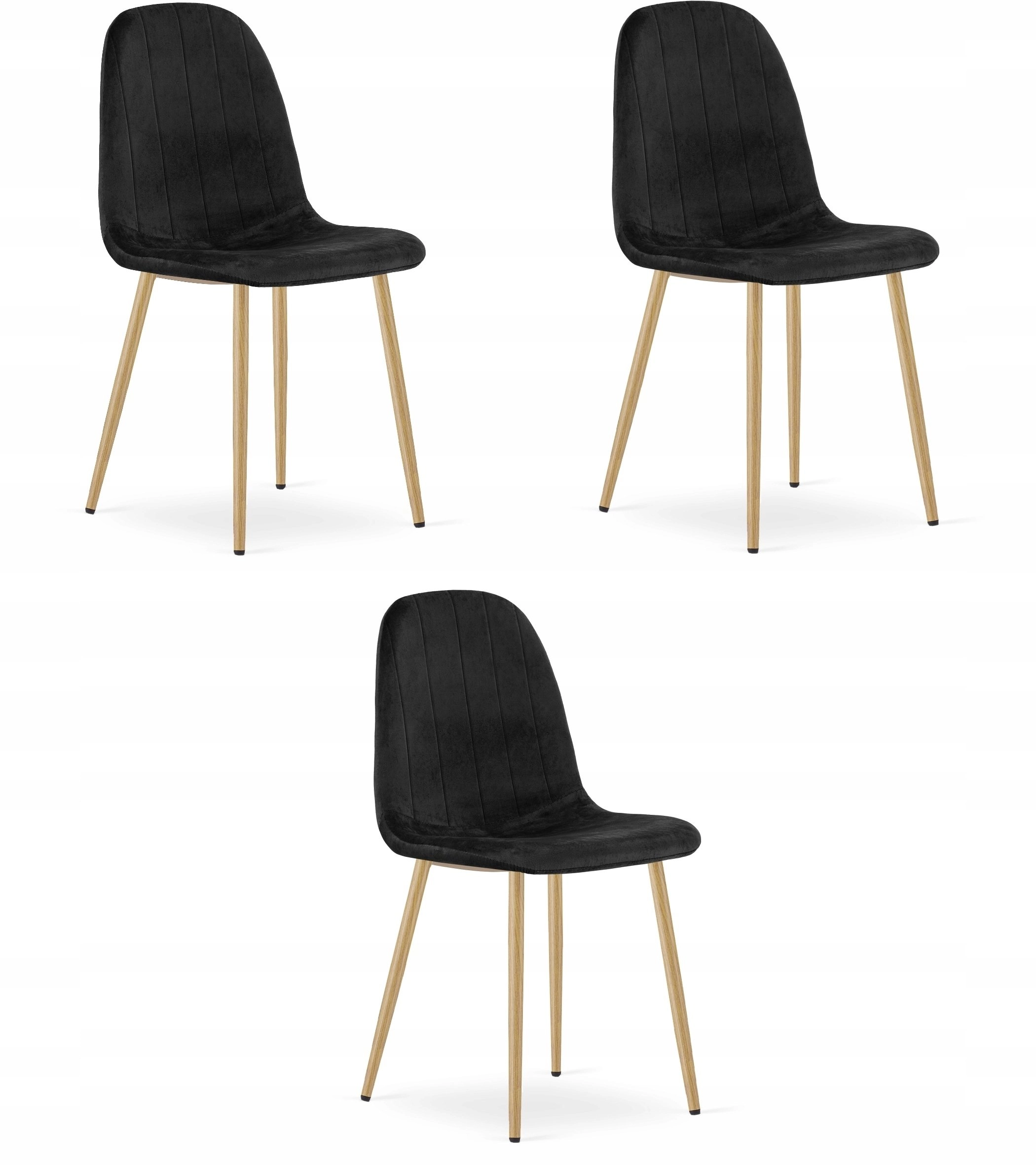 Leobert PADVA chair - black velvet