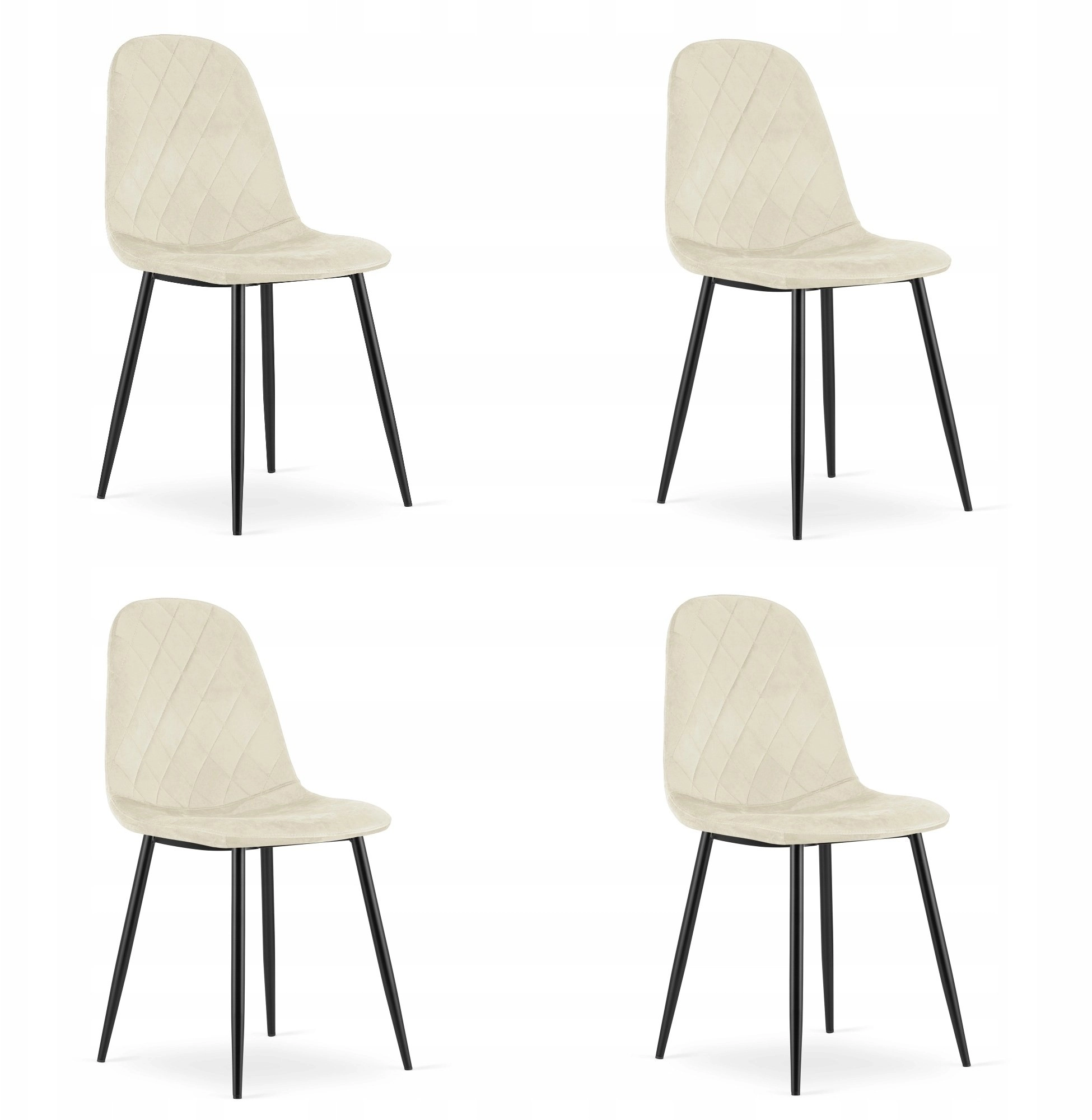 Leobert ASTI chair - beige velvet