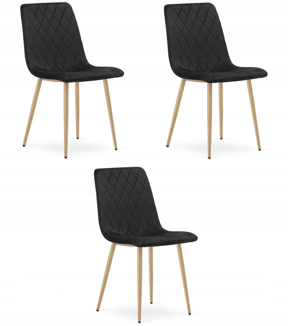 Leobert TURIN chair - black velvet