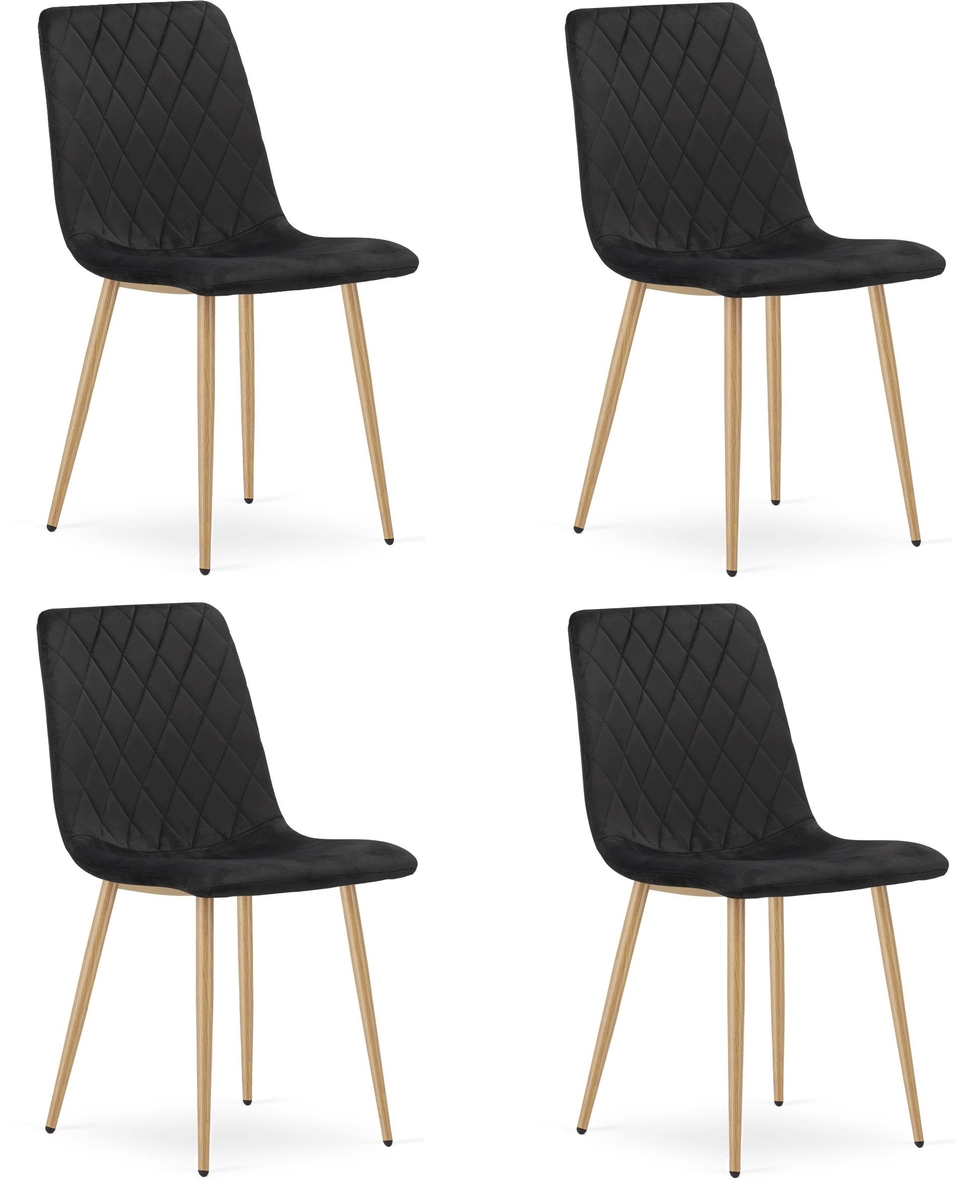 Leobert TURIN chair - black velvet