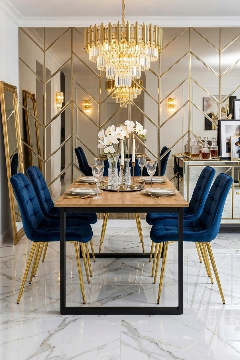 Leobert BERA chair - navy blue