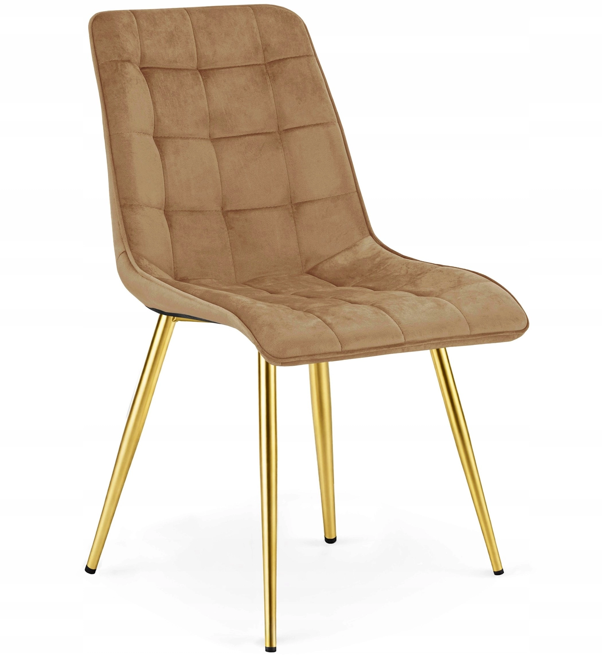 Leobert SPLIT chair - brown velvet
