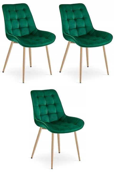 Leobert BERA chair - green velvet