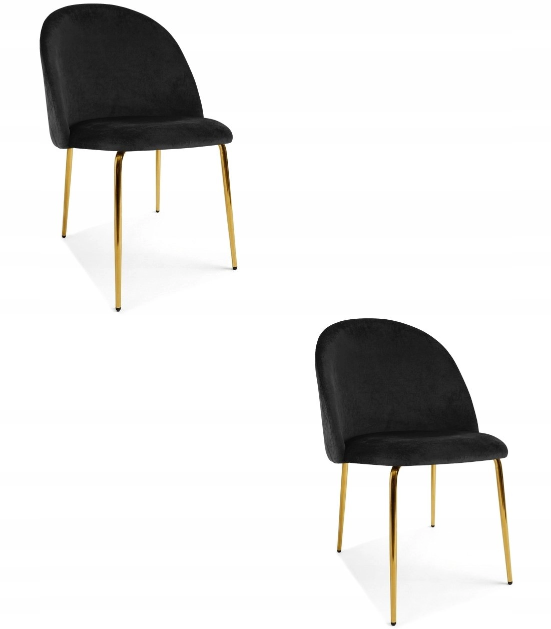 Leobert INCA chair - black velvet