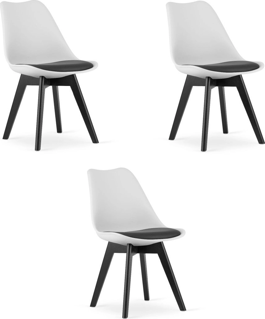 Leobert MARK chair white and black