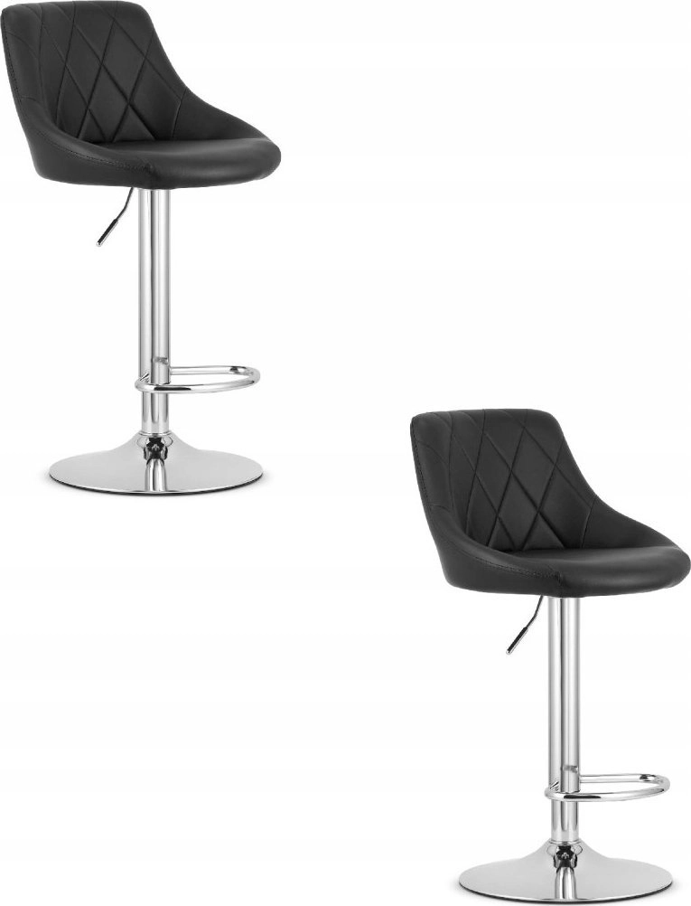 Leobert KAST stool - black eco-leather