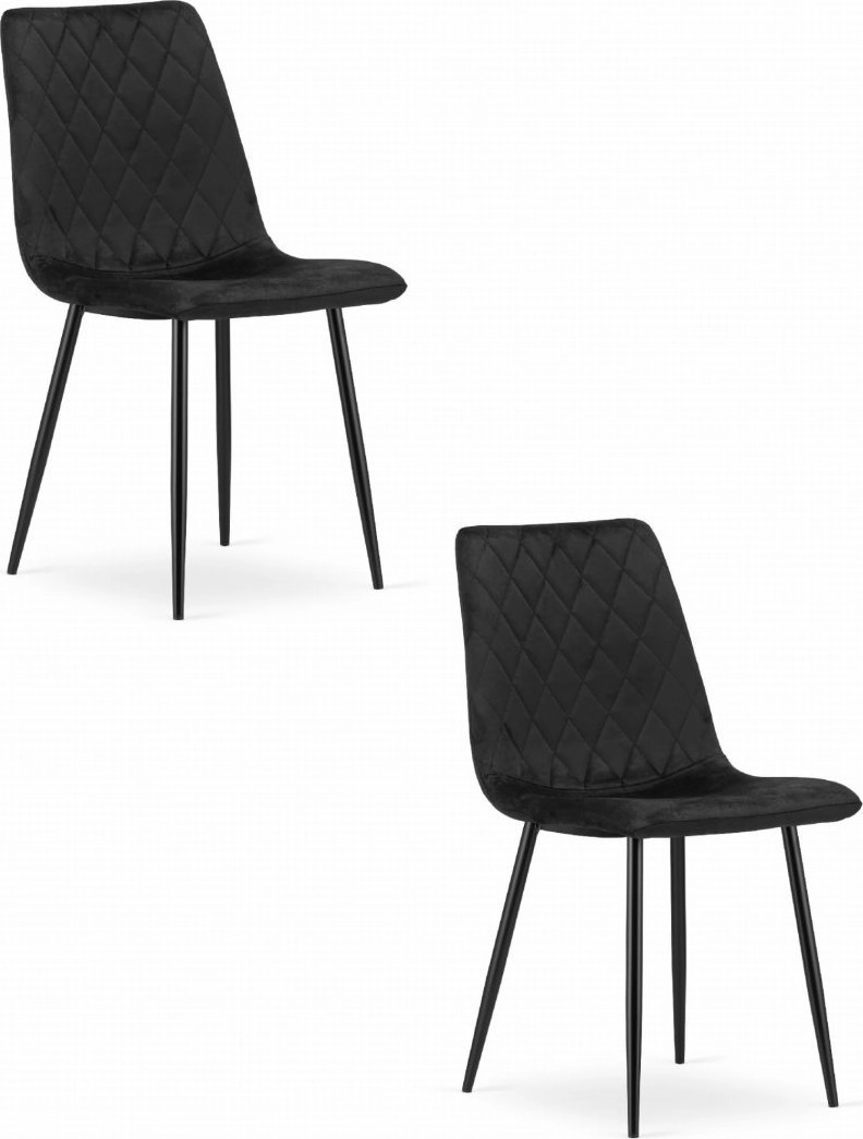 Leobert TURIN chair - black velvet